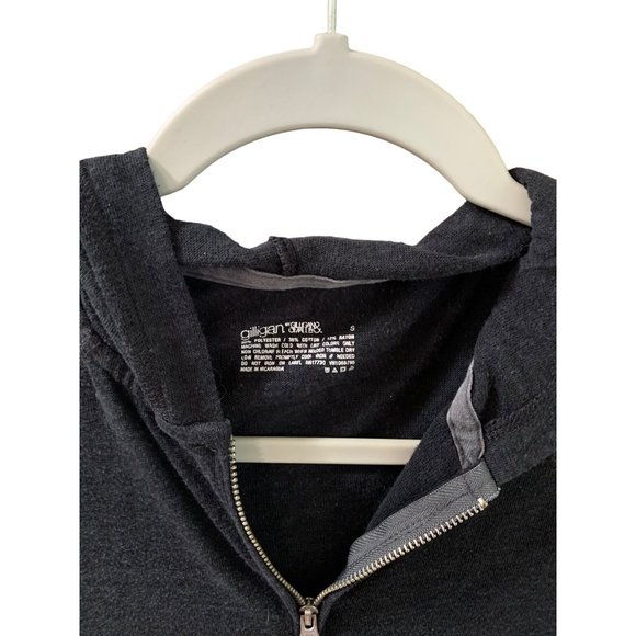 Gilligan and Gilligan Omalley Womens Size S Lightweight Long Sleeve Black Full Z - Picture 3 of 4